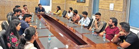 Joint Director Tourism Jammu interacts with social media influencers Prepares roadmap for promoting destinations through social media engagement