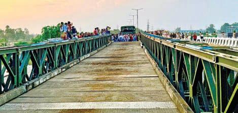 Army engineers construct 110-ft Bailey Bridge over Tawi River in less than 12 hours