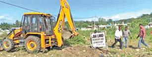 JDA conducts anti-encroachment drive at Jagti-Nagrota; retrieves 50 Kanal land