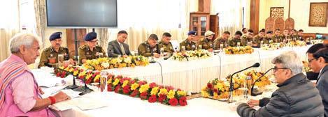 LG reviews security situation in Kashmir in high level meet