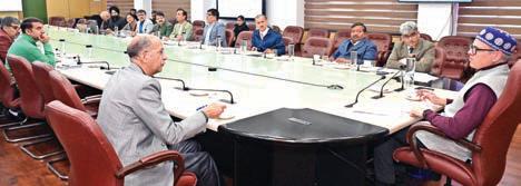 Reviews Dist Capex, CDF, SASCI projects, fiscal indicators Omar calls for speedy execution of works, agility in revenue realisation