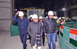 Union Power Minister inspects power projects in Kishtwar