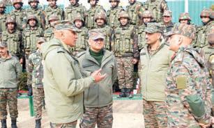 Northern Army Commander reviews 'operational environment' in Kashmir