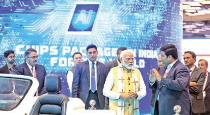 Modi inaugurates India AI Impact Expo, interacts with Startups