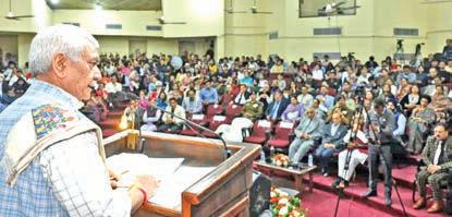 Inaugurates Youth Festival 'Goonj 2026' at JU Balanced minds, bold innovators to steer nation towards sustainable development: LG