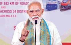 BJP ensured lasting peace, Cong signed accords for 'selfish political interests': PM