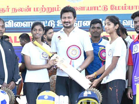 திராவிட மாடல் அரசின் விளையாட்டு மேம்பாட்டு துறையில் இந்திய அளவில் புதிய சாதனைகள்