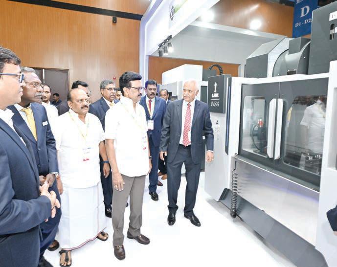 மெட்ரோ ரெயில் கட்டுமானப் பணிகளை தமிழ்நாடு முதலமைச்சர் மு.க.ஸ்டாலின் பார்வையிட்டார்