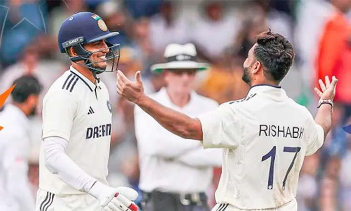 டெஸ்ட் கிரிக்கெட்: 471 ரன்கள் குவிந்து இந்திய சாதனை