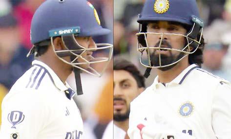 நல்ல பவுன்ஸ் இருக்கு மச்சி... சாய் சுதர்சனிடம் தமிழில் பேசிய கே.எல்.ராகுல்