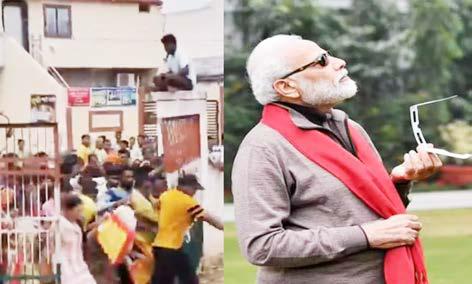 பணக்கார நண்பர்களுடன் விலையுயர்ந்த காளான் சாப்பிடும் மோடி