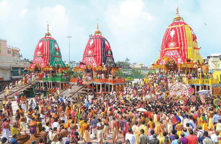 குஜராத்தில் ஜெகநாதர் கோவில் ரத யாத்திரை