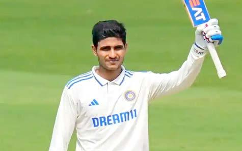 கேப்டனாக பொறுப்பேற்ற முதல் 2 டெஸ்ட் போட்டிகளிலும் சதம் அடித்து அசத்திய சுப்மன் கில்