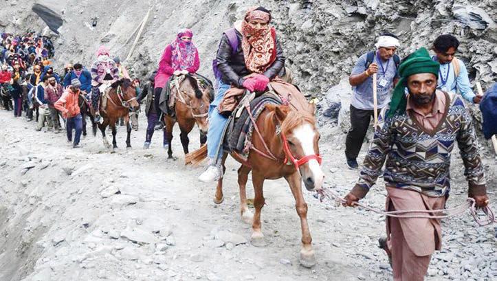 அமர்நாத் யாத்திரை செல்லும் பக்தர்களுக்கு உதவும் இஸ்ரோ செயற்கைக்கோள்