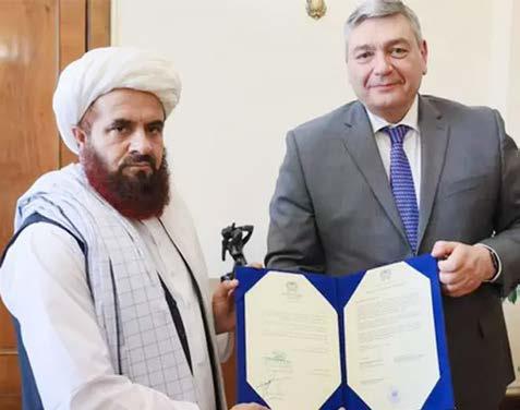 ஆப்கானிஸ்தானின் தலீபான் அரசுக்கு ரஷியா அதிகாரப்பூர்வ அங்கீகாரம்