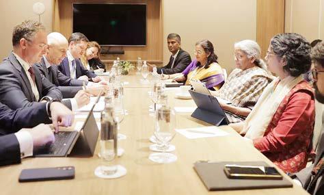 இந்தியா- ரஷியா இடையிலான நீண்டகால கூட்டாண்மை குறித்து நிர்மலா சீதாராமன் விவாதம்