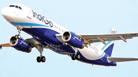 டெல்லி புறப்பட்ட இண்டிகோ விமானம் மீது பறவை மோதியது