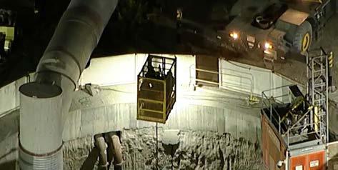 பாதாள சாக்கடைக்காக தோண்டப்பட்ட சுரங்கம் இடிந்து விழுந்து விபத்து