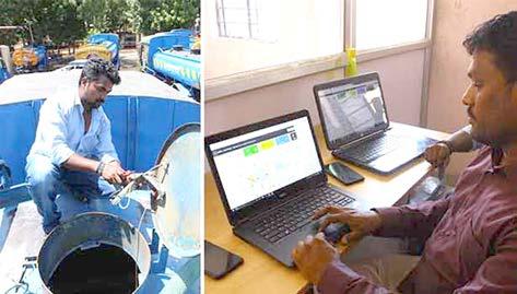 குடிநீர் லாரிகளில் ஜி.பி.எஸ் கருவி பொருத்தவேண்டும்