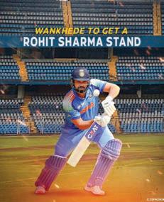 வான்கடே மைதானத்தில் ரோகித் பெயரில் ஸ்டாண்ட்: கண்கலங்கிய குடும்பத்தினர்