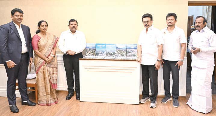 கோயம்புத்தூர் இரண்டாவது முழுமைத் திட்டம் - 2041 -ஐ தமிழ்நாடு முதலமைச்சர். மு.க. ஸ்டாலின் வெளியிட்டார்