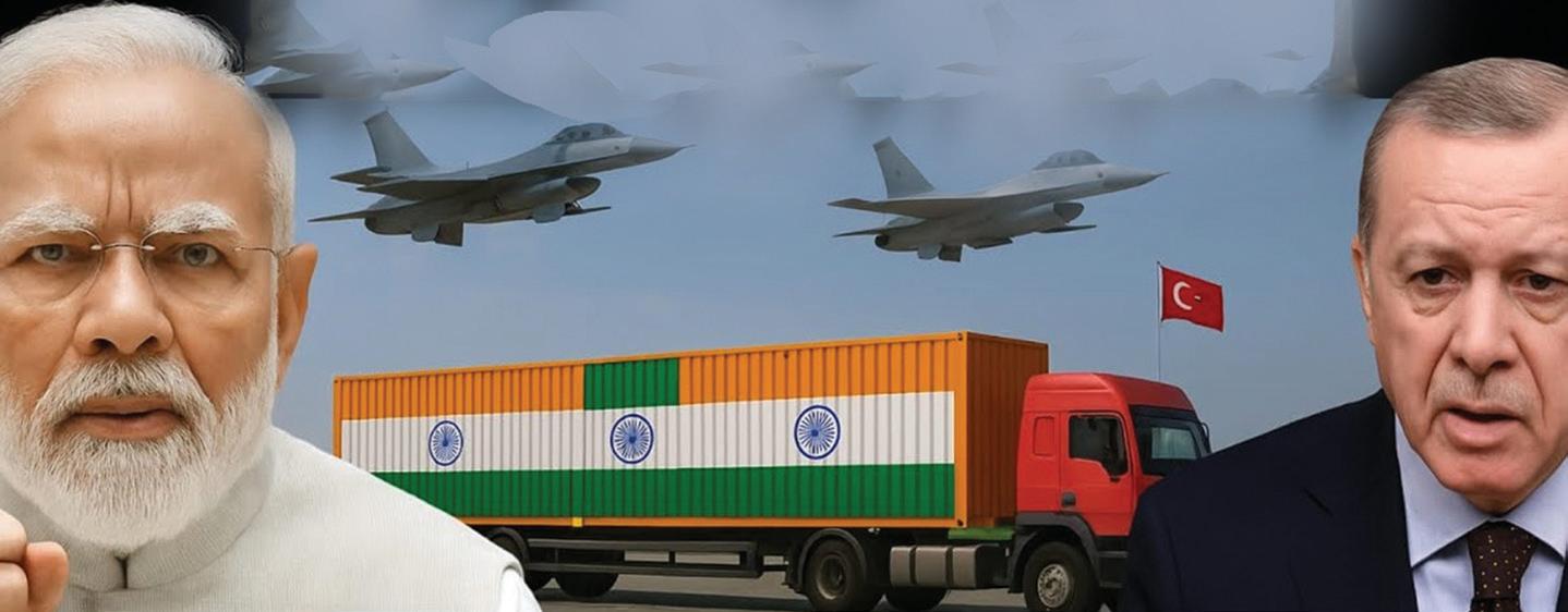 பாகிஸ்தானுக்கு ஆதரவு தெரிவித்தால் துருக்கி நாட்டு நிறுவனத்தின் பாதுகாப்பு அனுமதியை திரும்ப பெற்றது இந்தியா