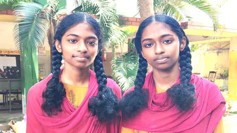 10-ம் வகுப்பு தேர்வில் ஒரே மதிப்பெண் பெற்ற இரட்டை சகோதரிகள் பேட்டி