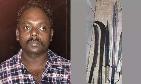 தூத்துக்குடியில் பிரபல ரவுடி துப்பாக்கி முனையில் கைது