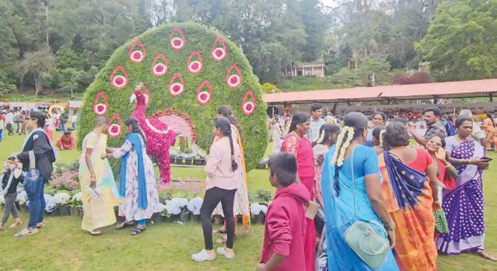 கொடைக்கானலில் மலர் கண்காட்சி