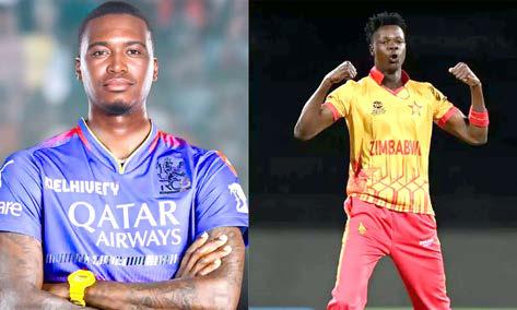 ஐபிஎல் 2025: லுங்கி இங்கிடிக்கு பதிலாக ஆர்.சி.பி.அணியில் இணைந்த ஜிம்பாப்வே வீரர்