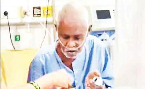 இறந்து விட்டதாக அறிவிக்கப்பட்ட முதியவர் இறுதி சடங்கில் உயிரோடு எழுந்ததால் பரபரப்பு