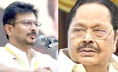 உதயநிதிக்கு கருணாநிதி போல் கம்ப்யூட்டர் பிரசாரத்தை முன்கூட்டியே தொடங்கினார்... மைண்ட்: அமைச்சர் துரைமுருகன் பேச்சு