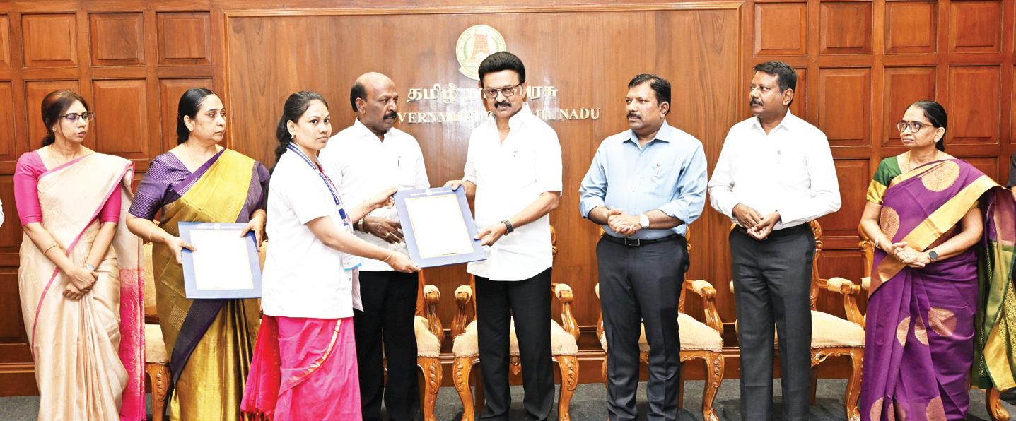 தேர்வு வாரியம் மூலமாக தேர்ந்து எடுக்கப்பட்ட 115 உதவி மருத்துவ அலுவலர்களுக்கு பணி ஆணைகள்