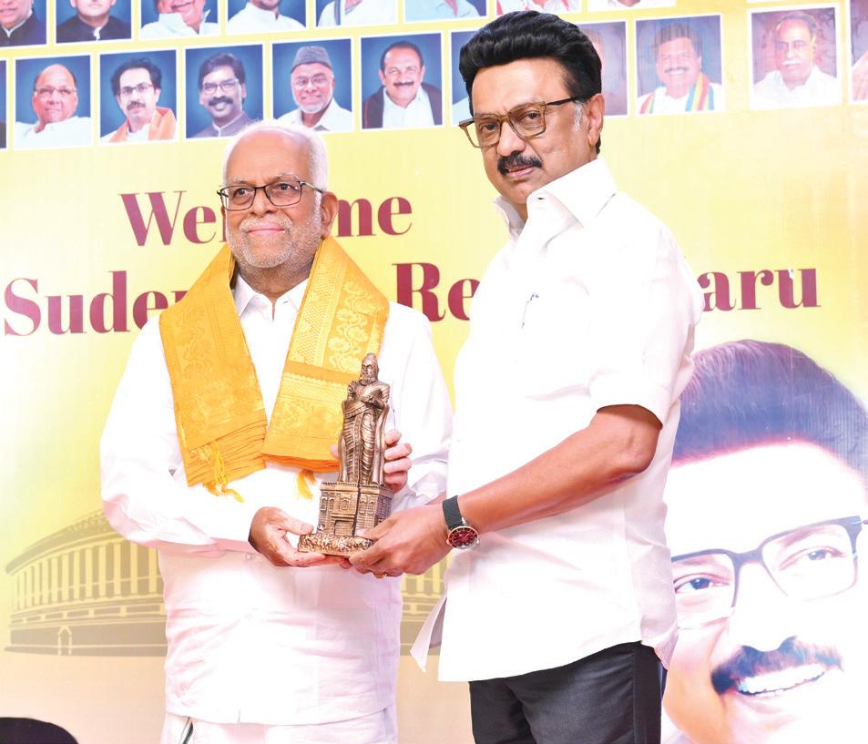 துணை ஜனாதிபதி தேர்தலில் போட்டியிடும் இந்தியா கூட்டணி வேட்பாளர் சுதர்சன் ரெட்டி உறுதி