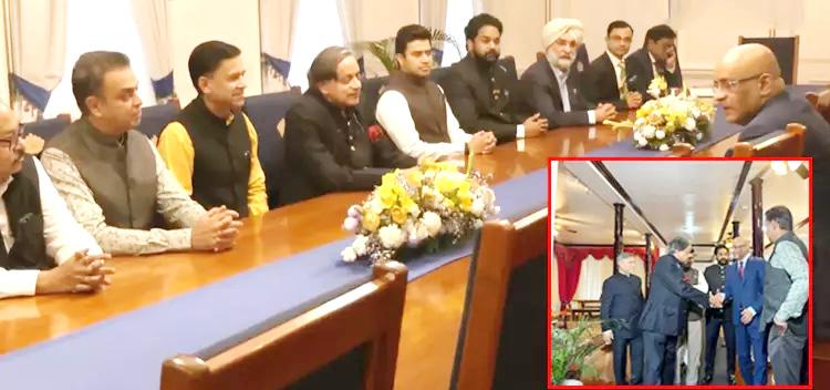 கயானா துணை ஜனாதிபதியுடன் சசி தரூர் சந்திப்பு: இரு நாடுகளின் உறவை பற்றி ஆலோசனை