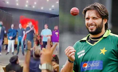 கேரளா நிகழ்ச்சியில் பாகிஸ்தான் கிரிக்கெட் வீரர் அப்ரிடிக்கு உற்சாக வரவேற்பு