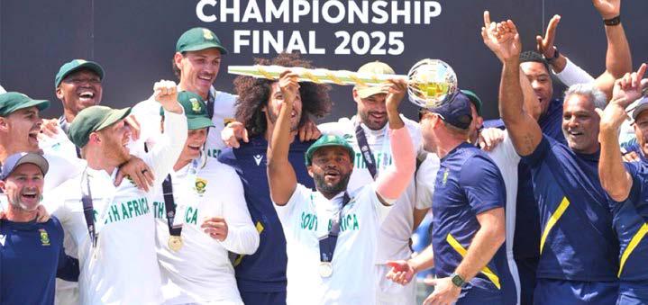 ஆஸ்திரேலியாவை வீழ்த்தி உலக டெஸ்ட் சாம்பியன் ஆனது தென்ஆப்பிரிக்கா