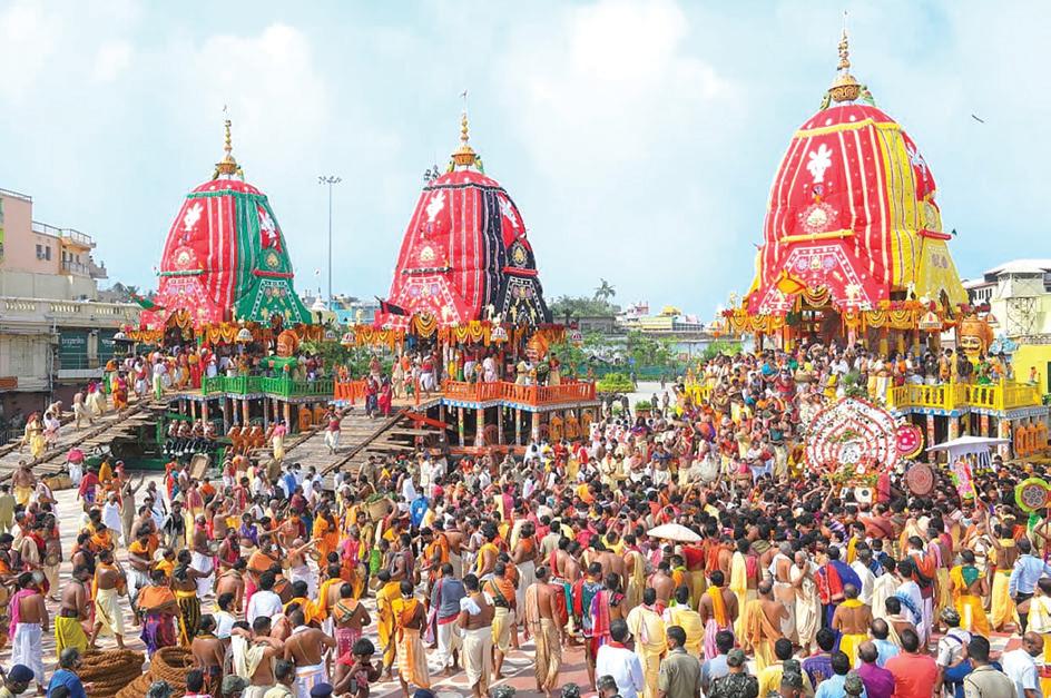 குஜராத்தில் ஜெகநாதர் கோவில் ரத யாத்திரை