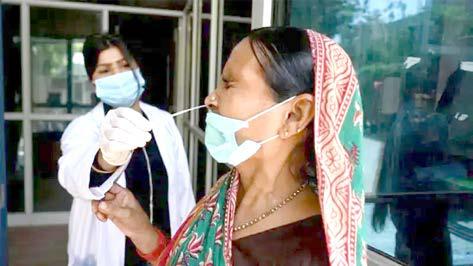 கொரோனா பாதிப்பு - சிகிச்சை பலனின்றி மூதாட்டி உயிரிழப்பு