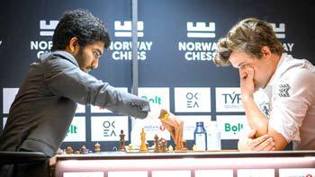 நார்வே செஸ் போட்டி: குகேஷ் பழிவாங்கிய அமெரிக்க வீரர்