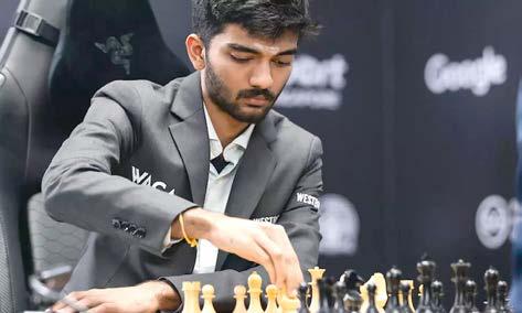 நார்வே செஸ் தொடர்: 9வது சுற்றில் சீன வீரரை வீழ்த்தினார் குகேஷ்