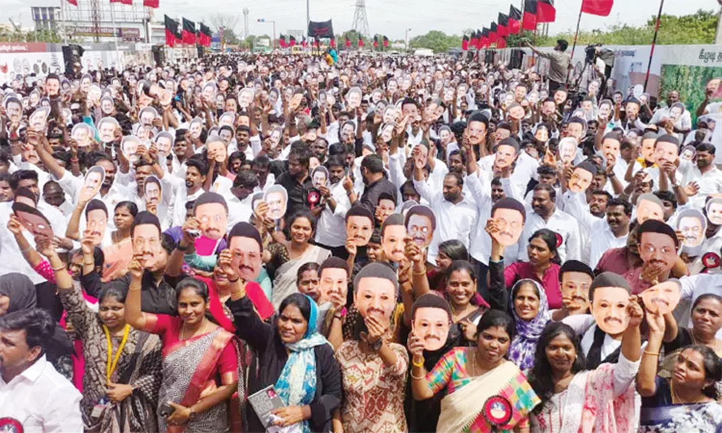 கீழடி அறிக்கையை மத்திய அரசு ஏற்க கோரி மதுரையில் தி.மு.க. மாணவர்கள் ஆர்ப்பாட்டம்