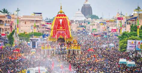 பூரி ஜெகந்நாதர் கோவில் தேரோட்டம்: கூட்ட நெரிசலில் சிக்கி 3 பேர் உயிரிழப்பு