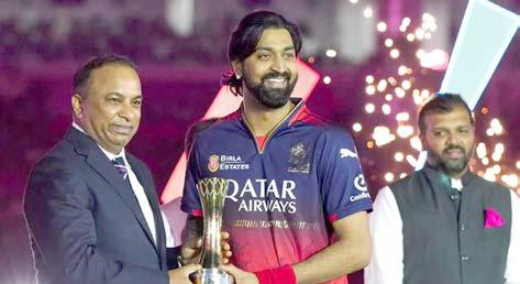 இறுதிப்போட்டியில் 2-வது முறை ஆட்ட நாயகன் விருது