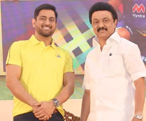 நீங்கள் எப்போதும் தல தான் : சென்னை சூப்பர் கிங்ஸ் தோனிக்கு முக ஸ்டாலின் வாழ்த்து