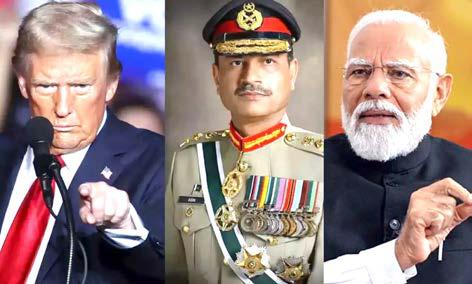 இந்தியா- பாகிஸ்தான் போரை நானே நிறுத்தினேன்: பாகிஸ்தான் தளபதியை சந்தித்த பின் டிரம்ப் பேட்டி