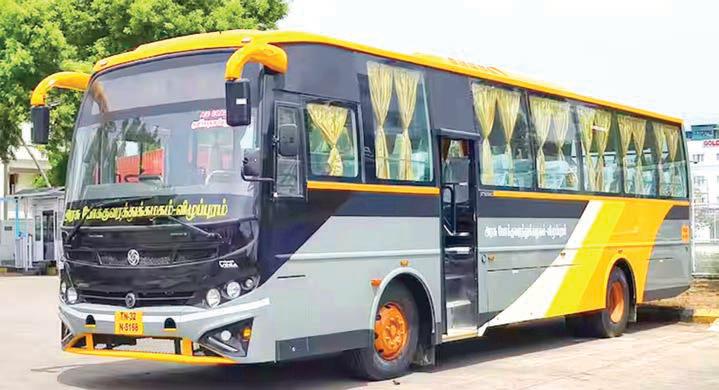ஆம்னி பஸ்களுக்கு இணையாக புதிய வண்ணத்தில் வலம்வர காத்திருக்கும் அரசு பஸ்கள்