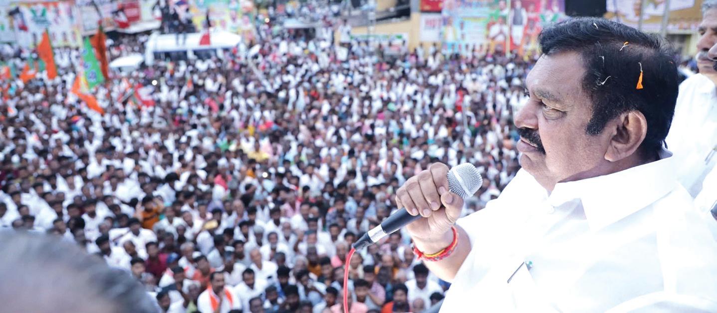 கோவையில் 2-ம் நாளாக எடப்பாடி பழனிசாமி ரோடு ஷோ: தொழிற்துறையினரை சந்தித்து உரையாடினார்