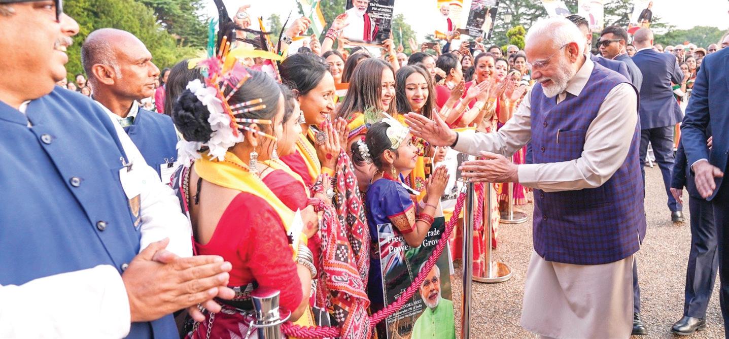 இந்திய சமூகத்தினரின் உற்சாக வரவேற்பால் அகமகிழ்ந்தேன்