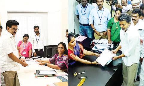தமிழ்நாடு சட்ட மன்ற தேர்தல் களம் சூடு பிடிக்கிறது மு.க.ஸ்டாலின், சீமான் மனு தாக்கல்